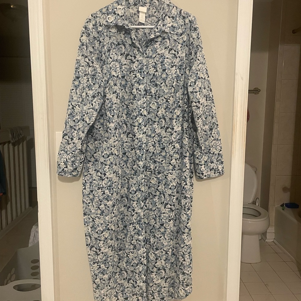 Floral Blue Dress